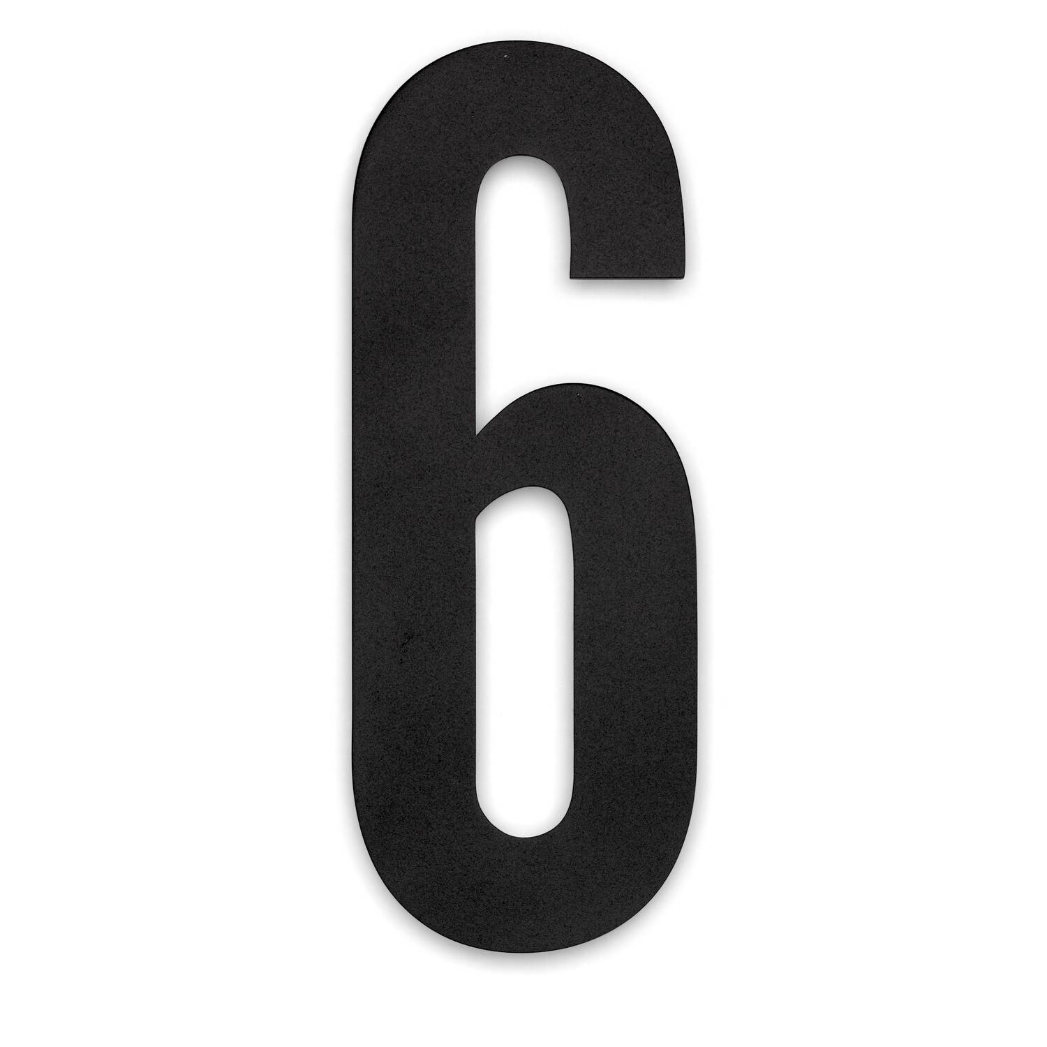 Husnummer Habo Work Svart Siffra 0-9 Svart, Siffra 6