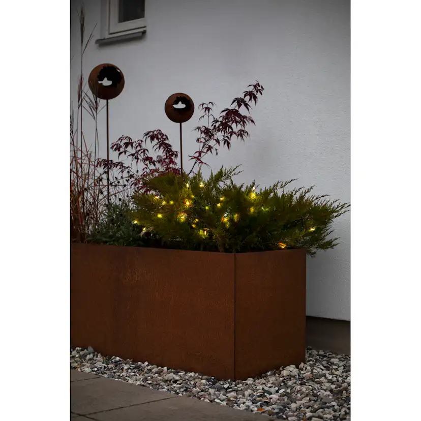 Ljusslinga Gnosjö Konstsmide Batteridriven 20st LED-lampor Amber Utomhus med Timer
