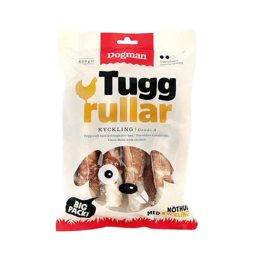Tuggrullar Dogman Chew Rolls Kyckling 10-pack