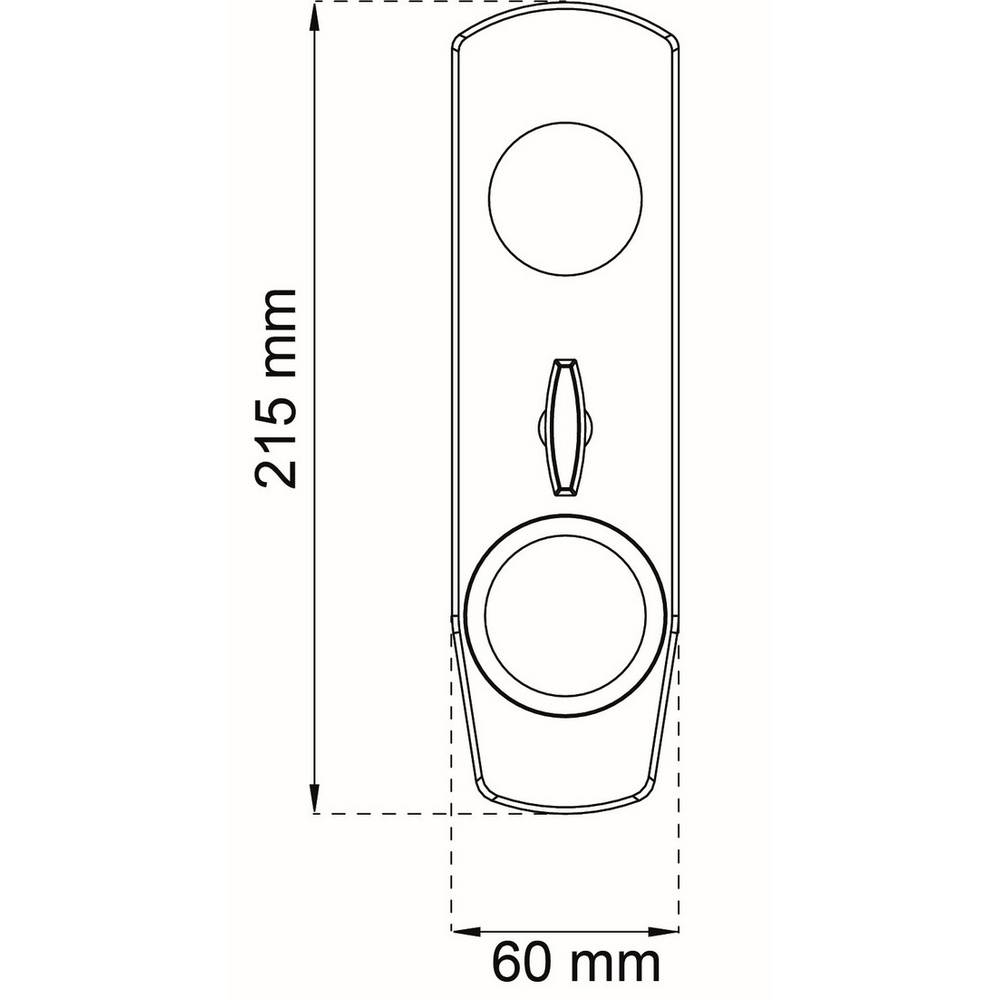 Vredskylt Habo Invändig Långskylt för Ytterdörr