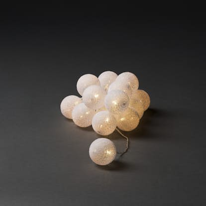 Stege med ljusslinga Stege med ljusslinga