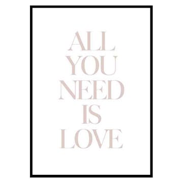 Poster Gallerix All You Need Is Love