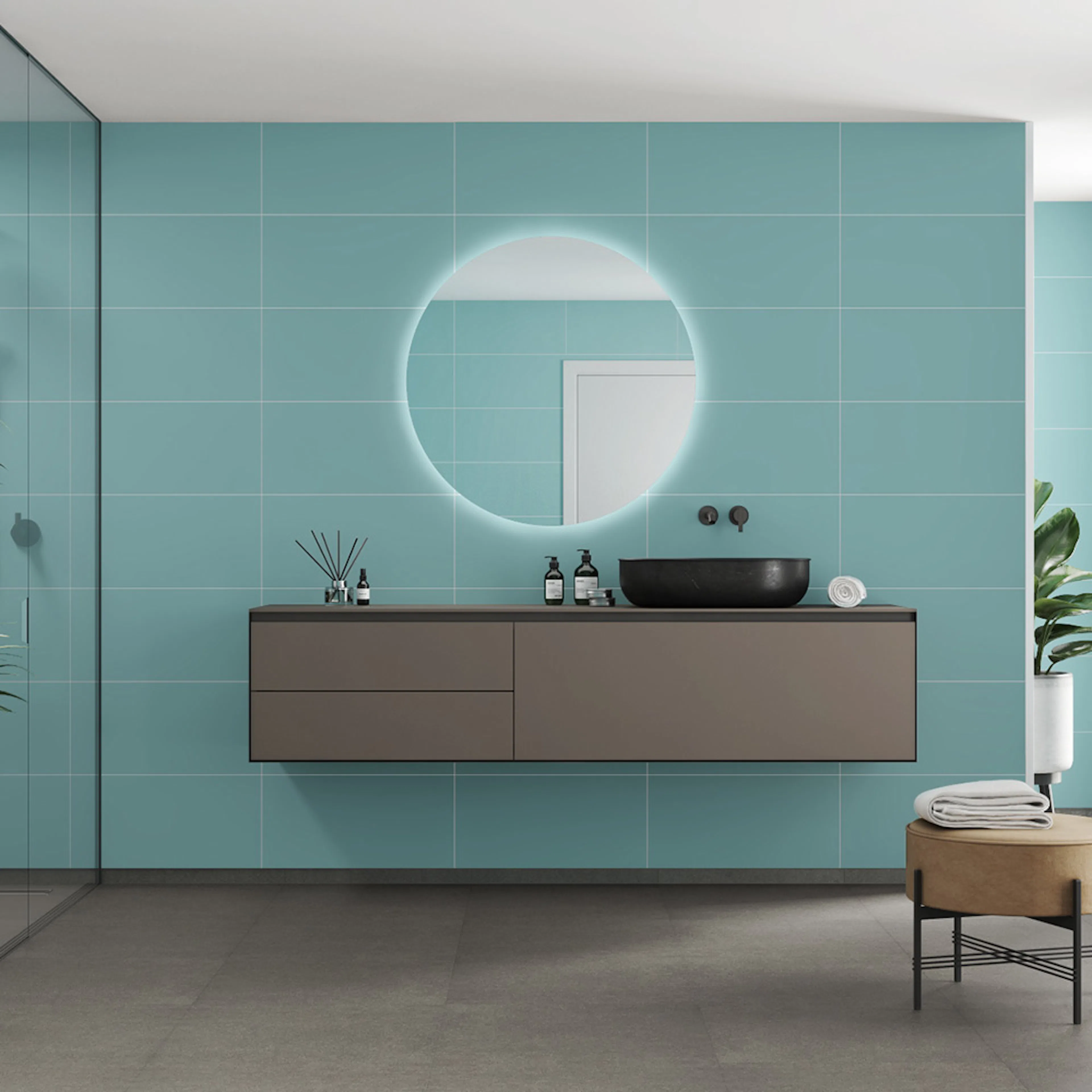 Våtrumsskiva Fibo 3212-M6030 EM Aqua Mint 10x620x2400 mm
