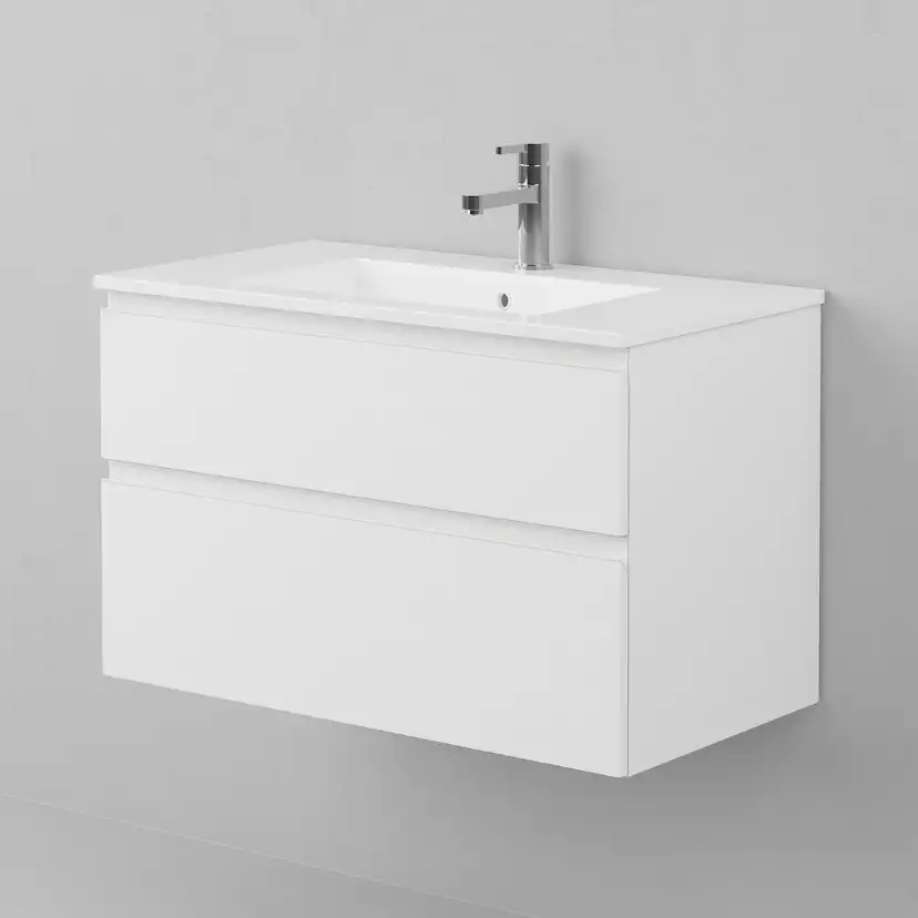 Tvättställsskåp INR Viskan Grip med 2 Lådor Bredd: 800 mm, Premium ...