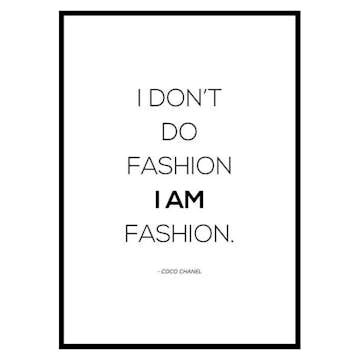 Poster Gallerix Chanel I Am Fashion