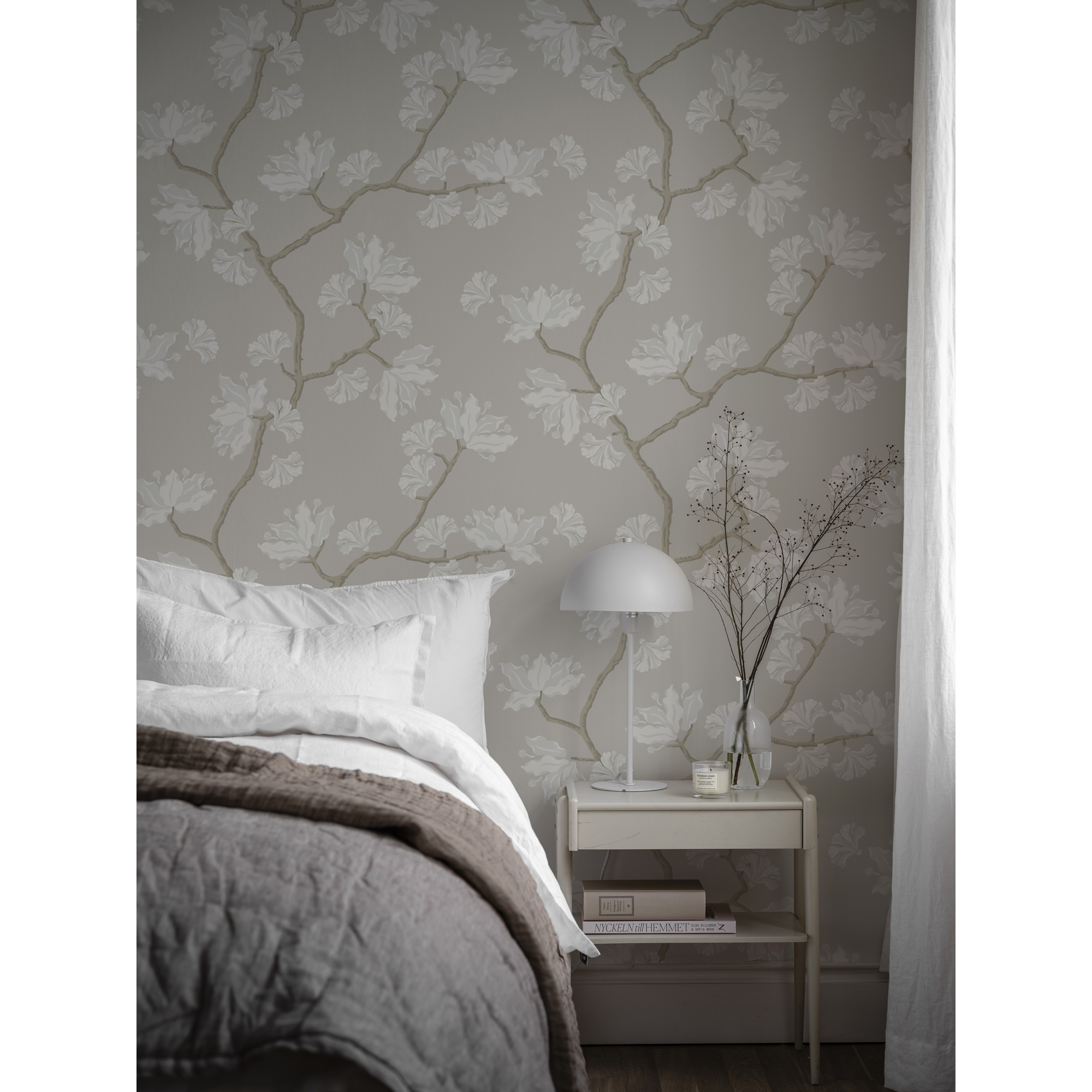 Tapet Duro Magnolia, Beige