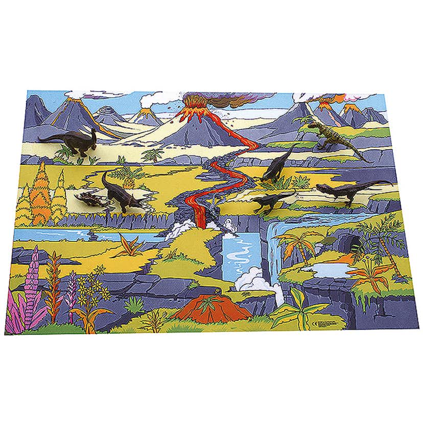 Lekmatta ABA Skol Dinosaurielandskap