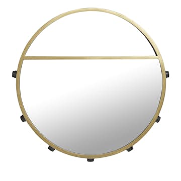 Spegellampa PR Home Bea Svart/Guld 60 cm
