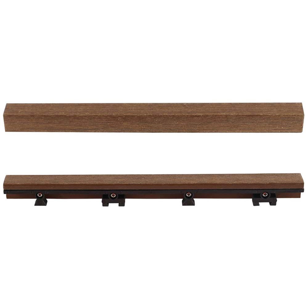 Kantlist Jabo Rak till Komposittrall 4-Pack Brun