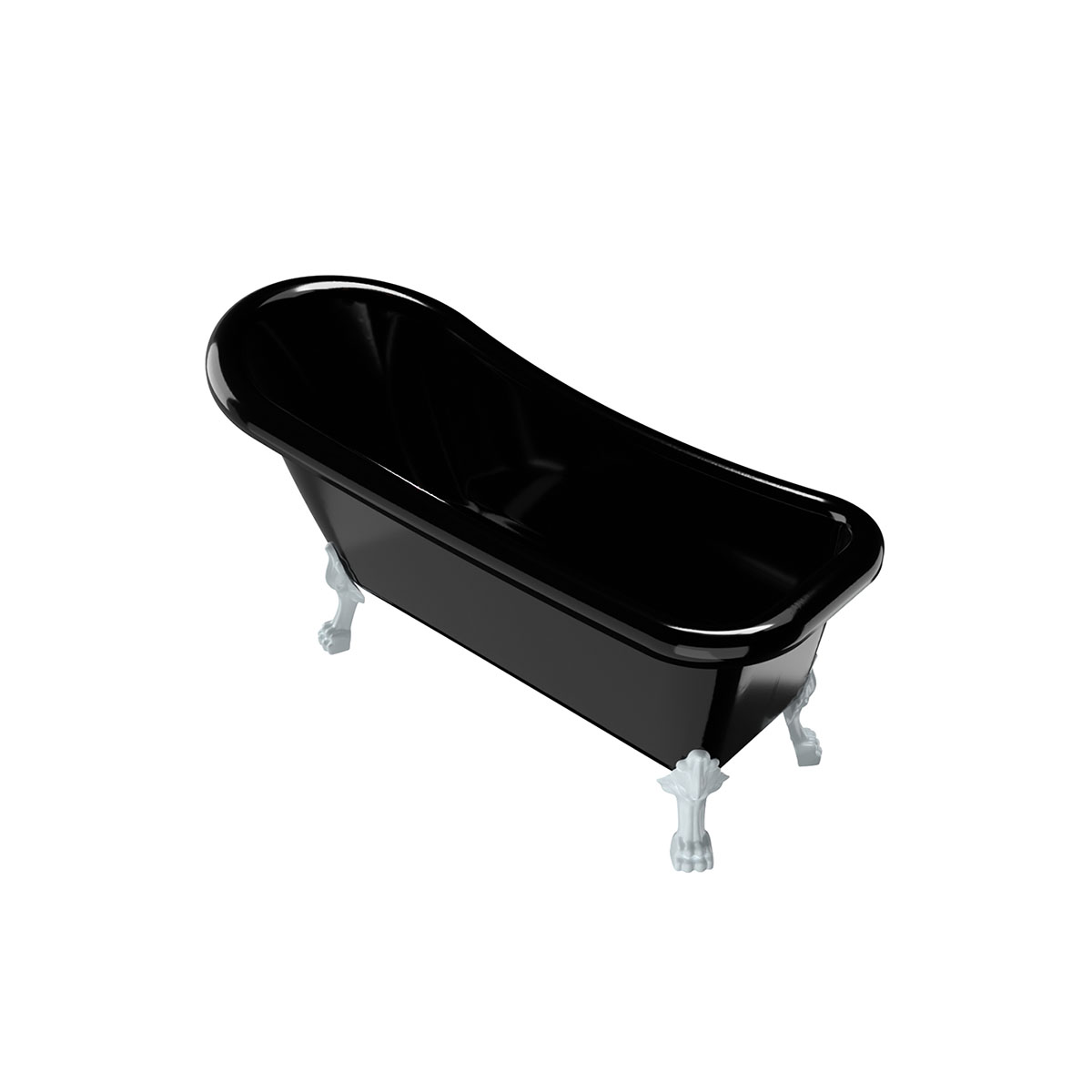 Badkar Noro Old England 1530 mm Svart