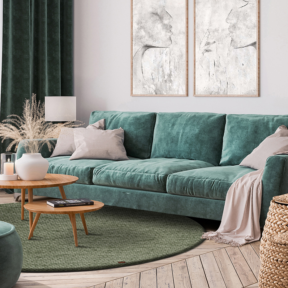 Ullmatta KM Carpets Torekov Rund