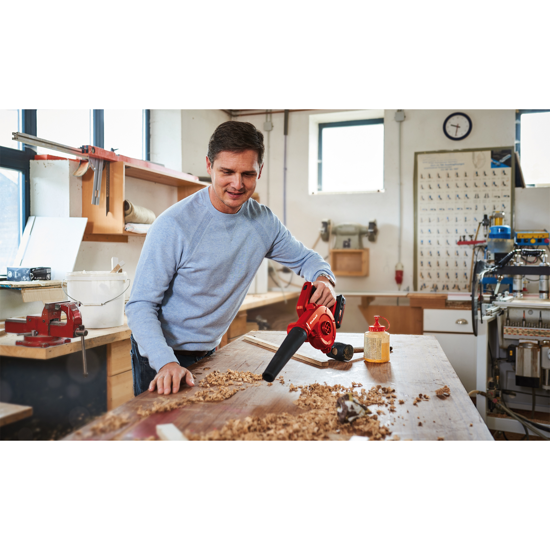 Lövblås Einhell TE-CB 18/180 Li-Solo Sladdlös utan Batteri