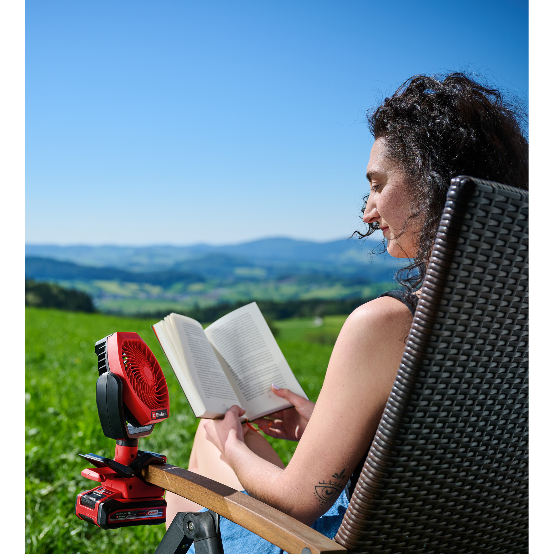 Fläkt Einhell GC-CF 18/110 Li-Solo Sladdlös utan Batteri