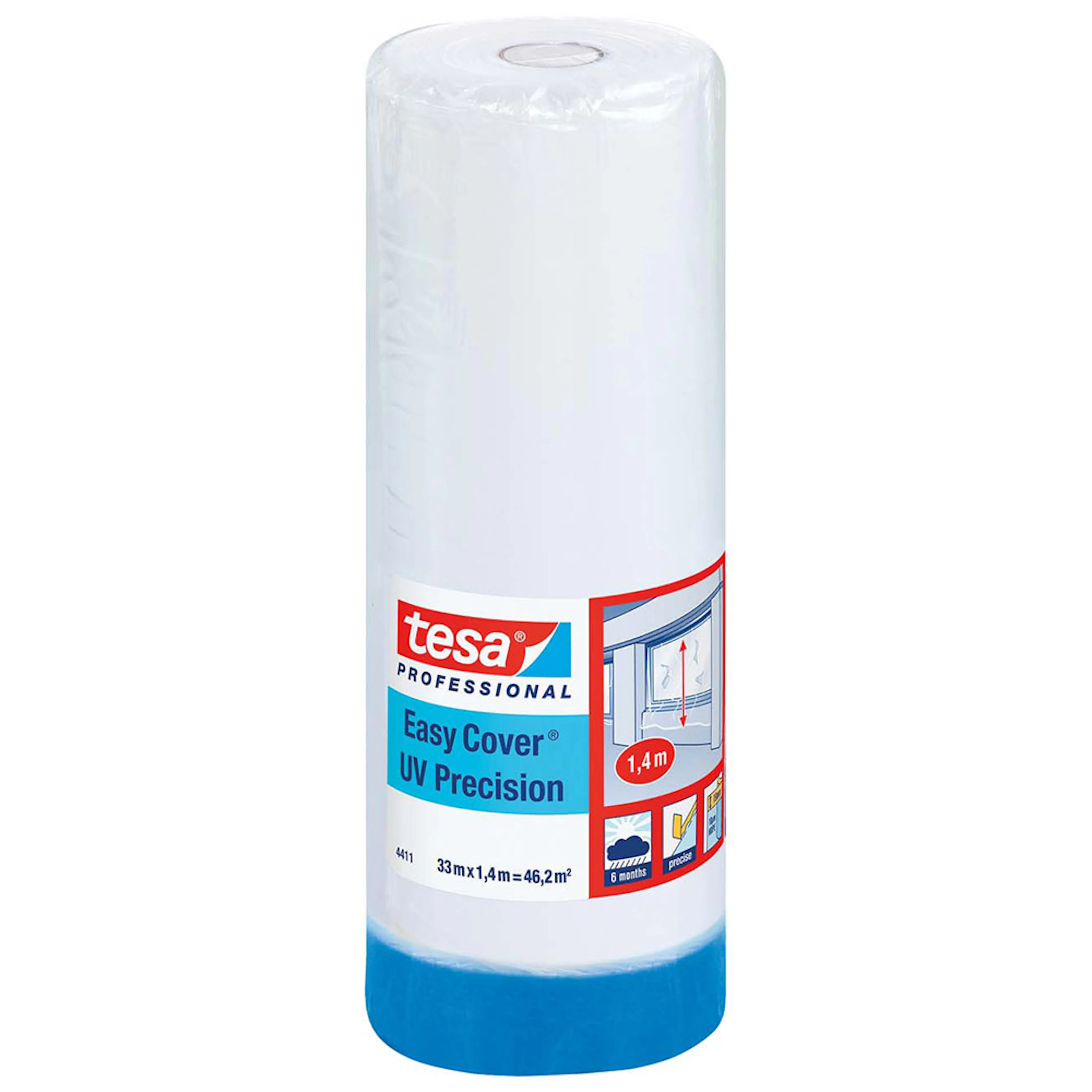 Maskeringsfolie Tesa UV 1400 mm x 33 m Precis