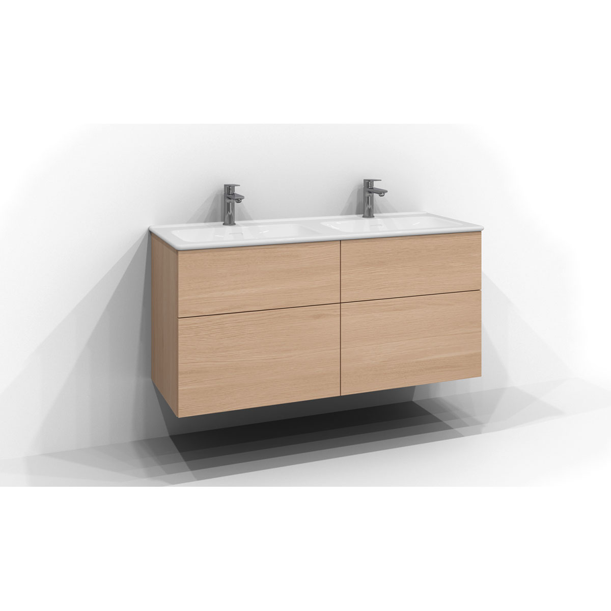 Tvättställsskåp Svedbergs Poem Plan med 4 Lådor