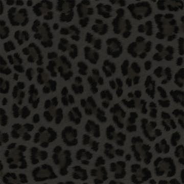 Tapet Origin Leopardskinn Mörkgrå/Svart