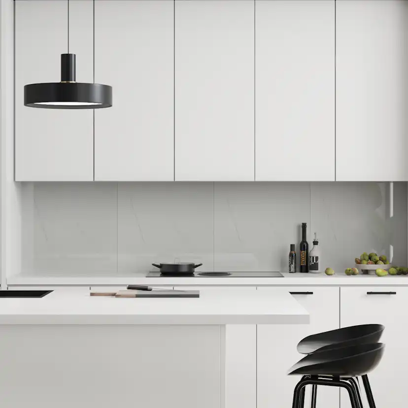 Stänkskyddsskiva Fibo 3487-KM10 HG Bright Marble 11x620x580 mm