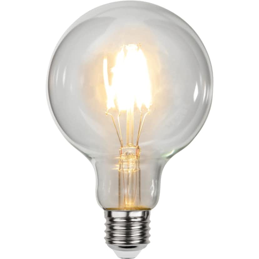 LED-lampa Star Trading Clear E27 G95