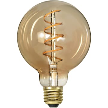 LED-lampa Star Trading E27 G95 Decoled Spiral Amber Dimbar 3,2W