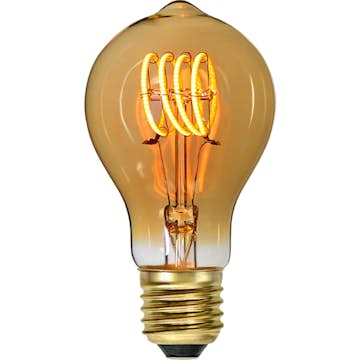 LED-lampa Star Trading E27 TA60 Decoled Spiral Amber Dimbar