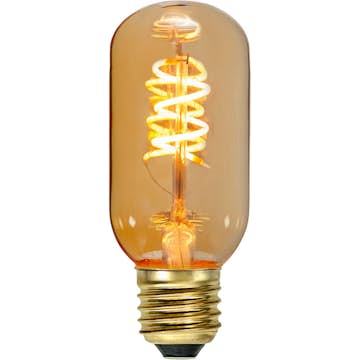 LED-lampa Star Trading E27 T45 Decoled Spiral Amber Dimbar 2,8W
