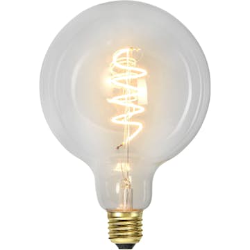 LED-lampa Star Trading E27 G125 Decoled Spiral Klar 3-step Memory Dimbar 4W