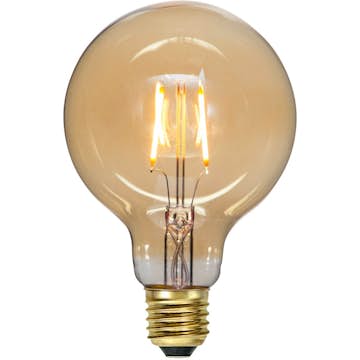 LED-lampa Star Trading E27 G95 Plain Amber Varmvit