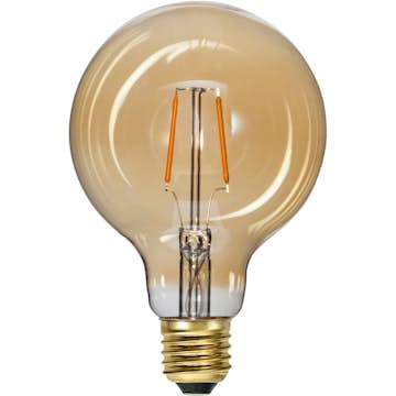 LED-lampa Star Trading E27 G95 Plain Amber