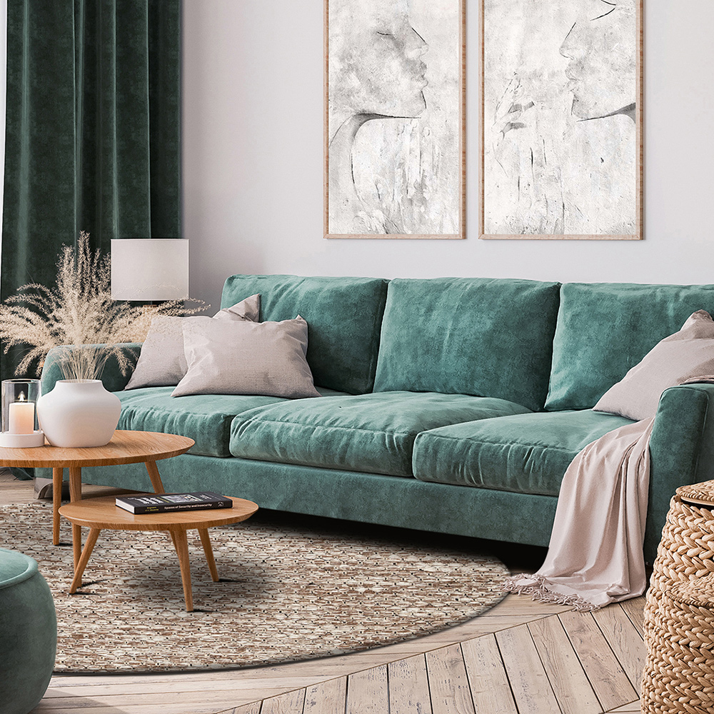 Ullmatta KM Carpets Torekov Rund