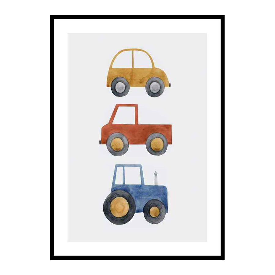 Poster Gallerix Three Vehicles
