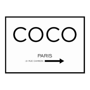 Poster Gallerix Coco Paris