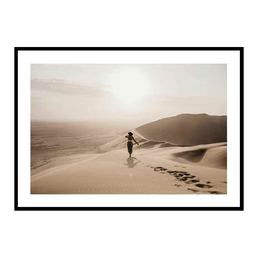 Poster Gallerix Desert Girl View