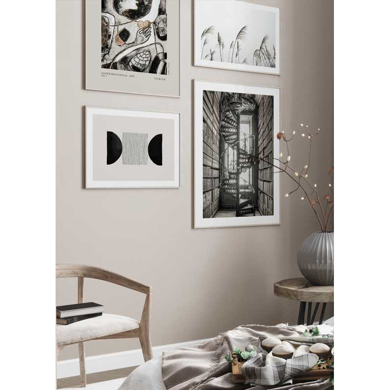 Poster Gallerix Books And Staircase