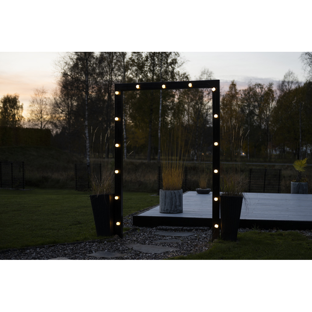 Ljusslinga Gnosjö Konstsmide 30st LED-opallampor Varmvit 2700K Utomhus