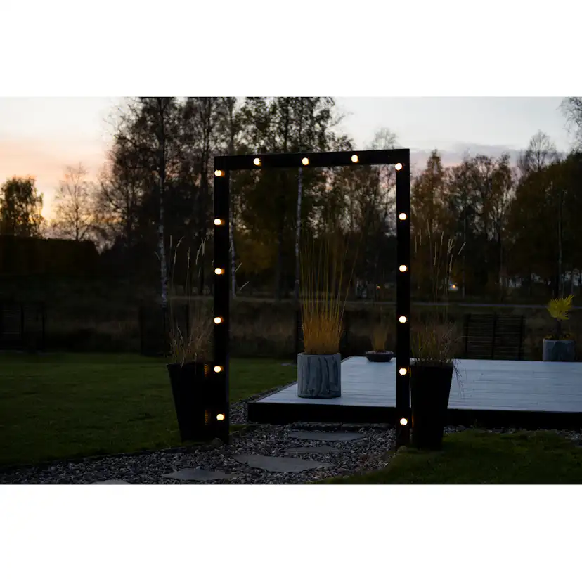 Ljusslinga Gnosjö Konstsmide 30st LED-opallampor Varmvit 2700K Utomhus