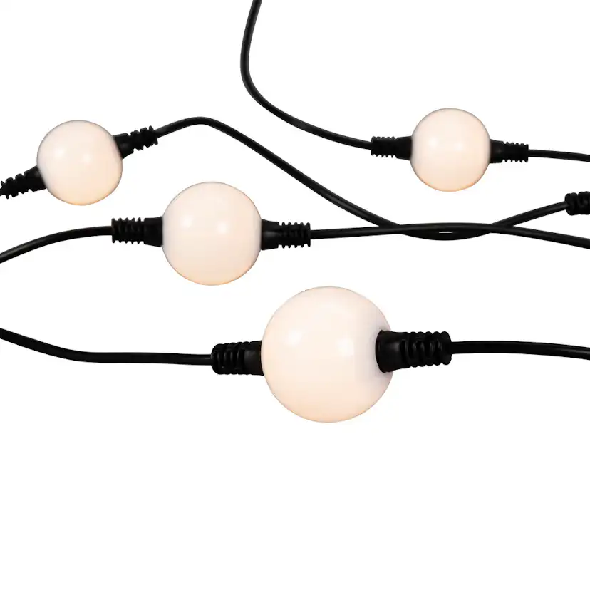 Tilläggslinga Gnosjö Konstsmide 20st LED-opallampor Varmvit Utomhus