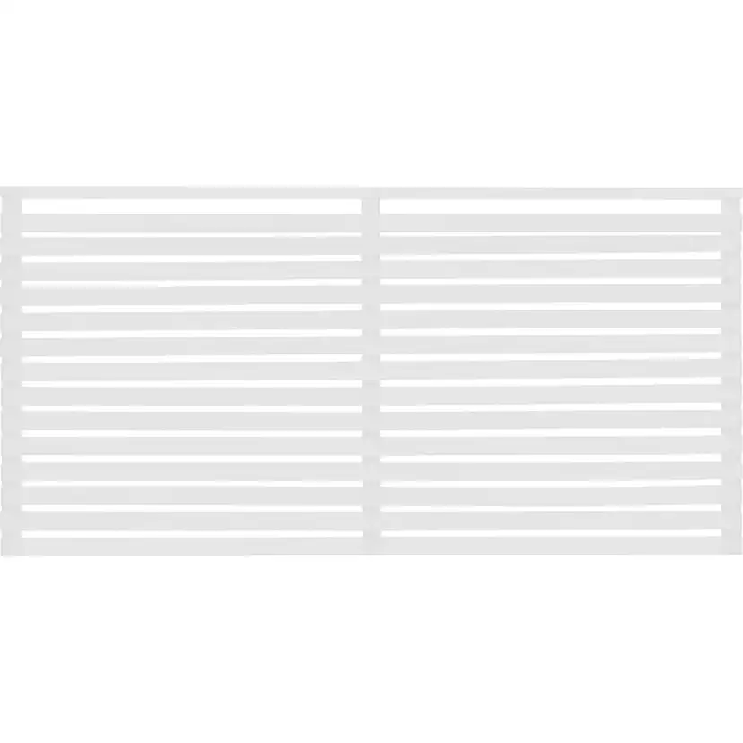 Skärm Jabo Horizont 2, 159x89 cm Vit - 37113