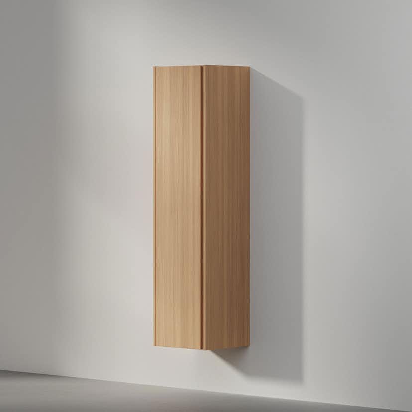 Högskåp INR Grand Grip 40 Bredd: 400 mm, Natural Oak, Höger med 2 Lådor