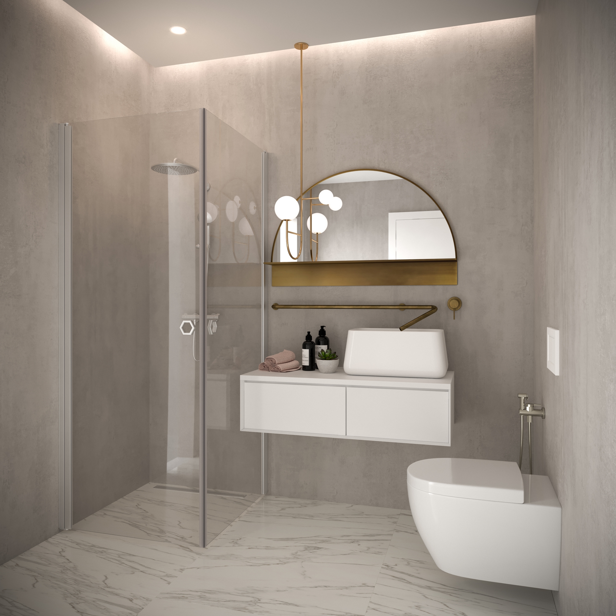 Duschhörn Hietakari Forma 372 Vändbara Dörrar