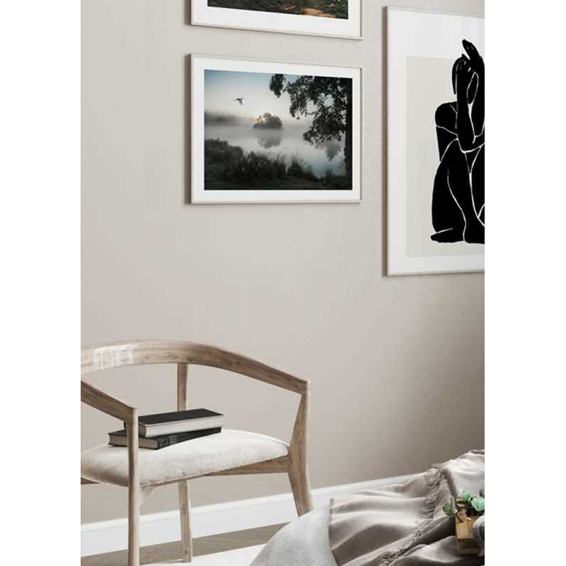 Poster Gallerix Misty Lake Bird