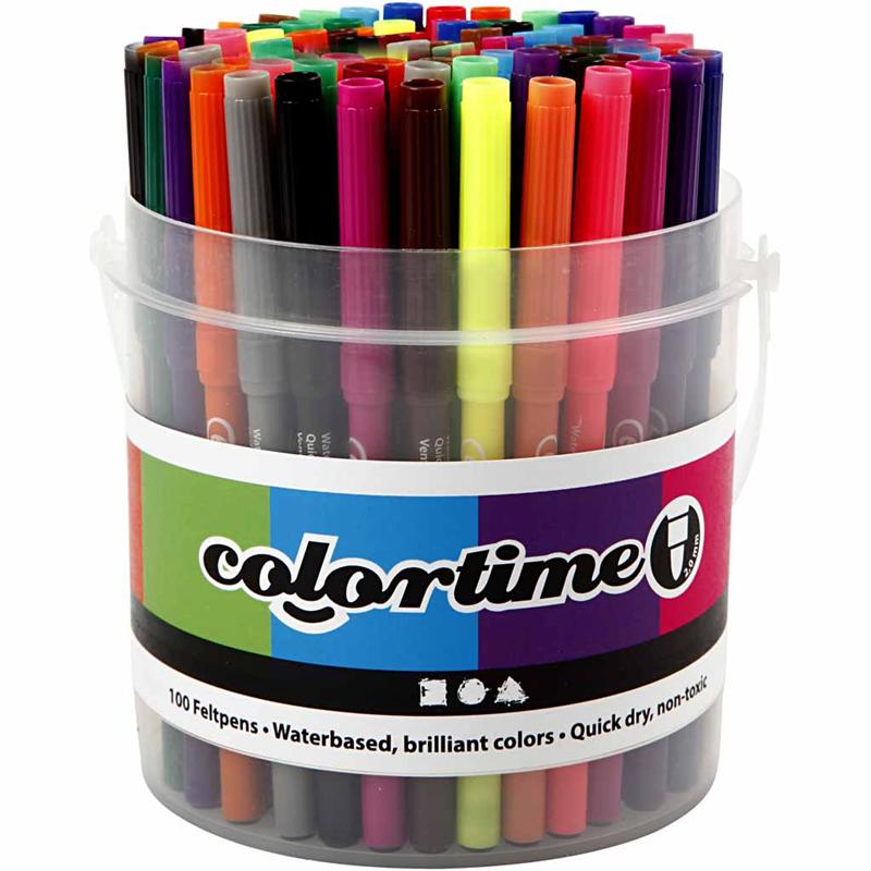 Tuschpennor Creativ Company Colortime Spets 2 mm