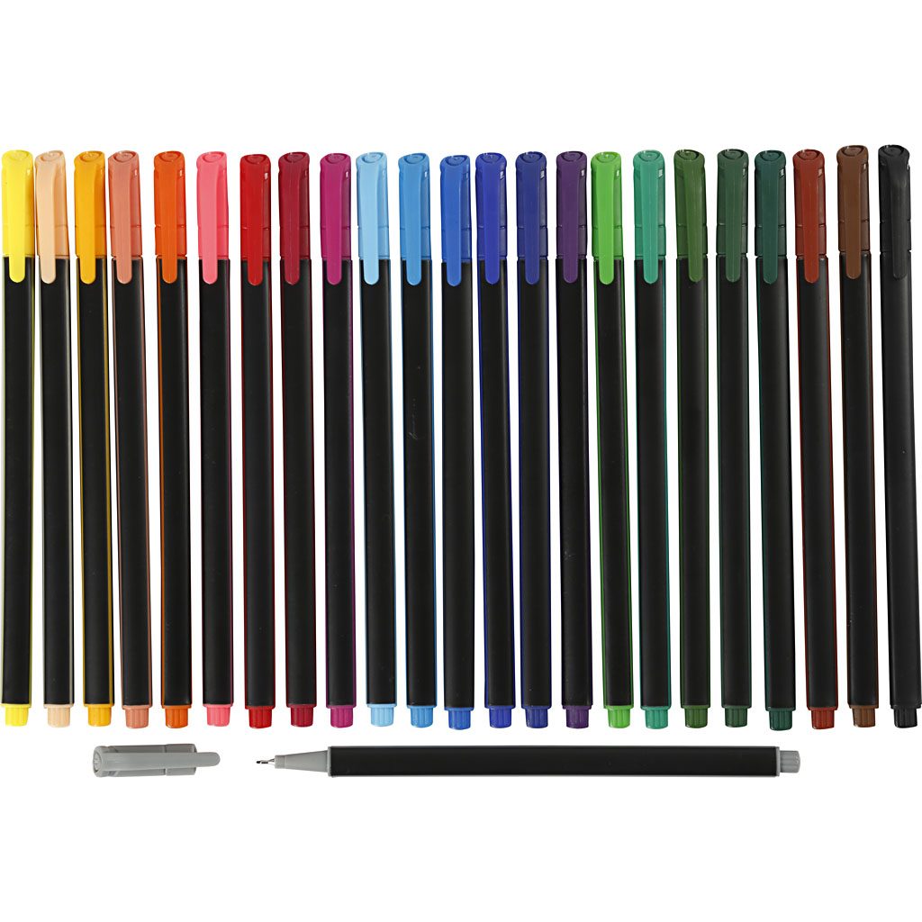 Tusch Creativ Company Colortime Fineliner 12 St/1 Förp