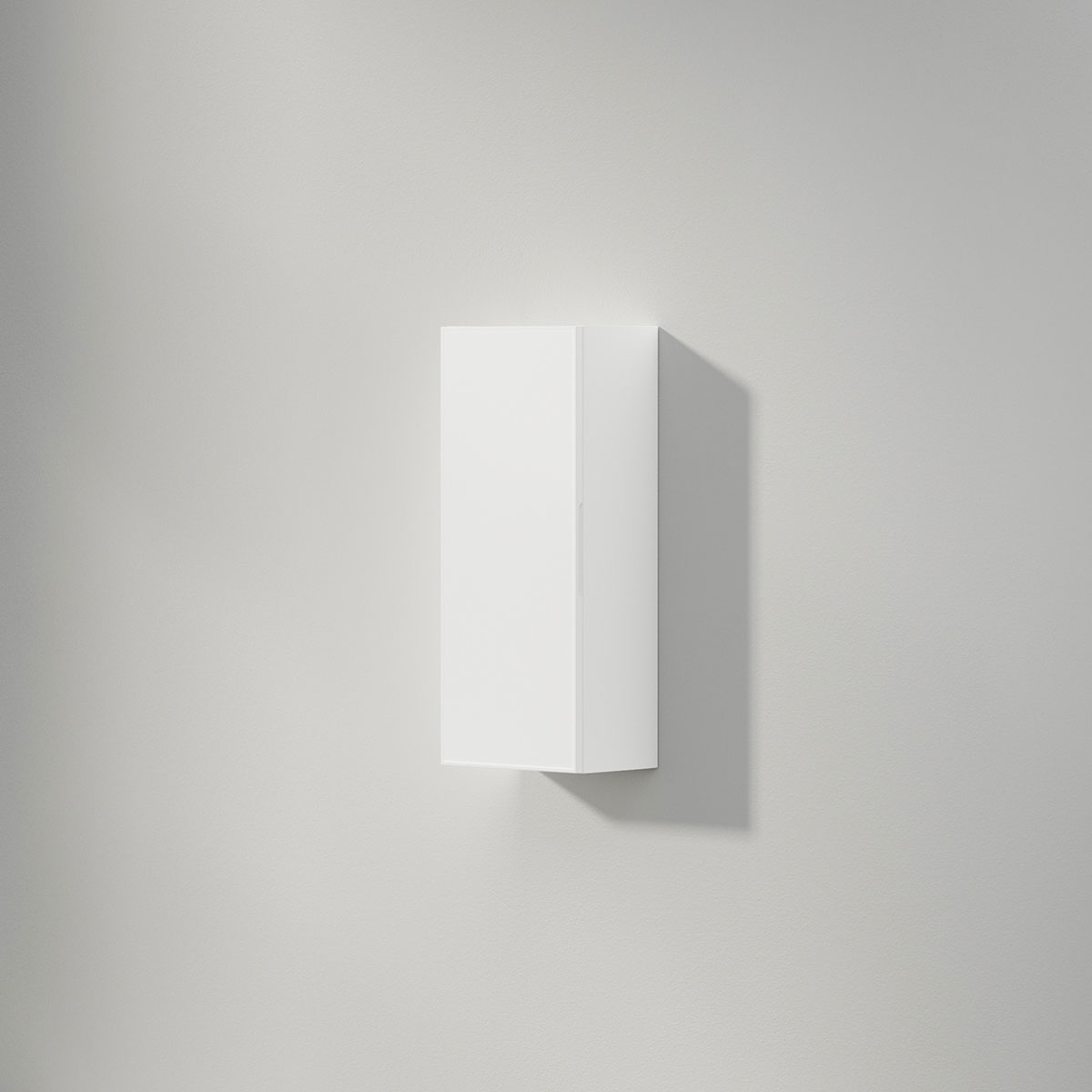 Väggskåp INR Viskan Shade Höjd: 720 mm, Premium White, Vänster