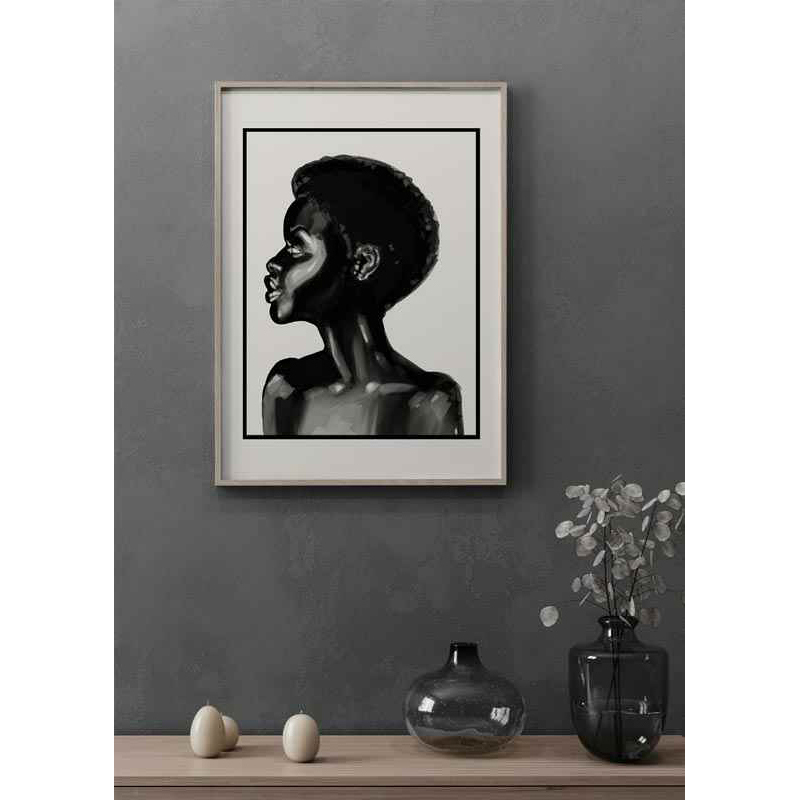 Poster Gallerix Femme Noire