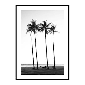 Poster Gallerix Palms On Beach