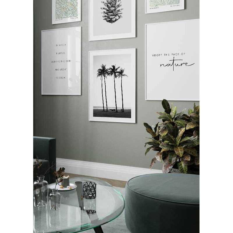 Poster Gallerix Palms On Beach