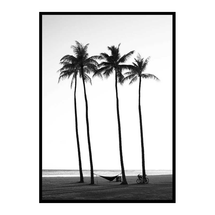 Poster Gallerix Palms On Beach