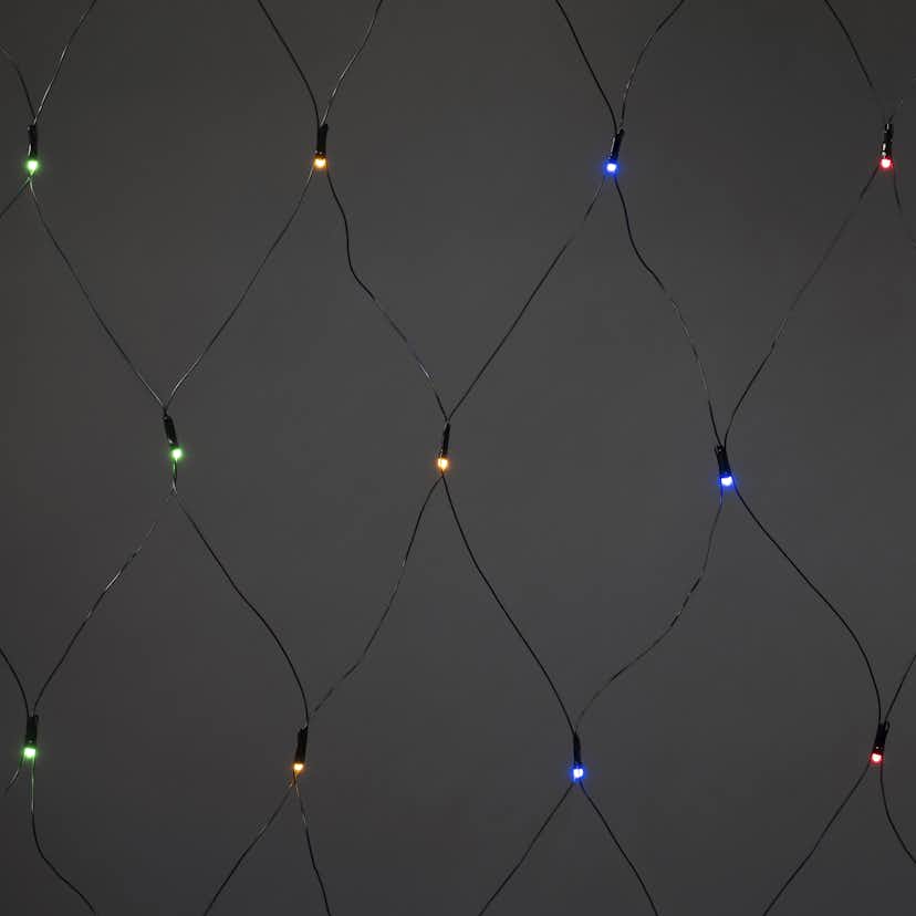 Ljusnät Gnosjö Konstsmide LED Frostad 32L FlerfärgadFrostad