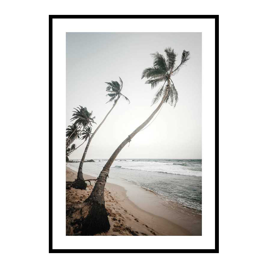 Poster Gallerix Beach Palm Trees