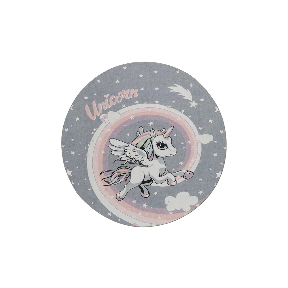 Barnmatta KM Carpets Play Unicorn Rund